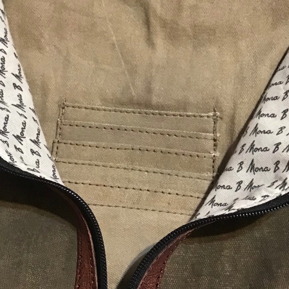 Mona B Olive Crossbody Bag - Picture 9 of 16